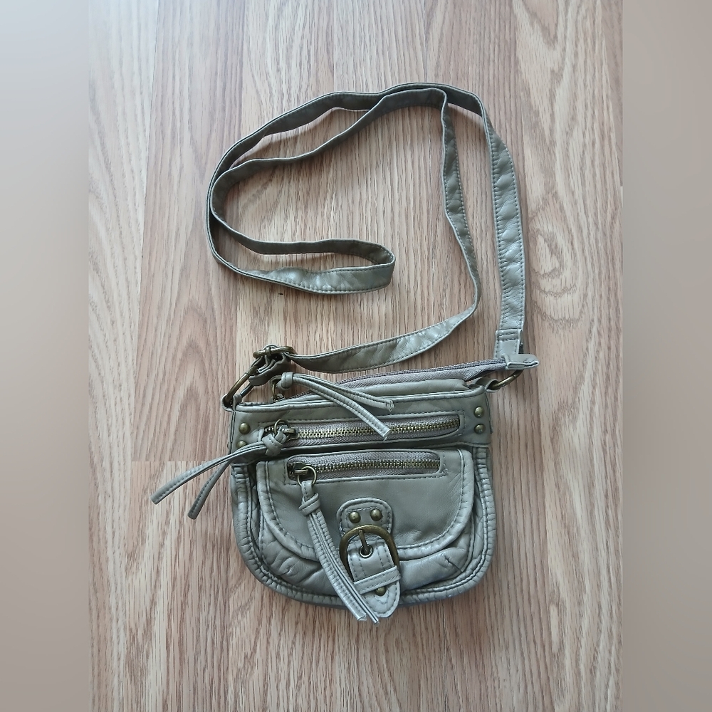 Stylish Small Tan Crossbody Bag